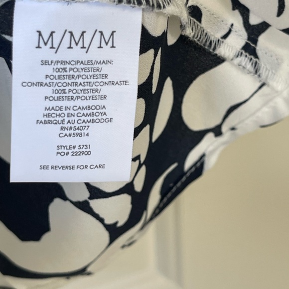 CAbi Shoulder tie Top - Size M #5731 - Picture 6 of 10